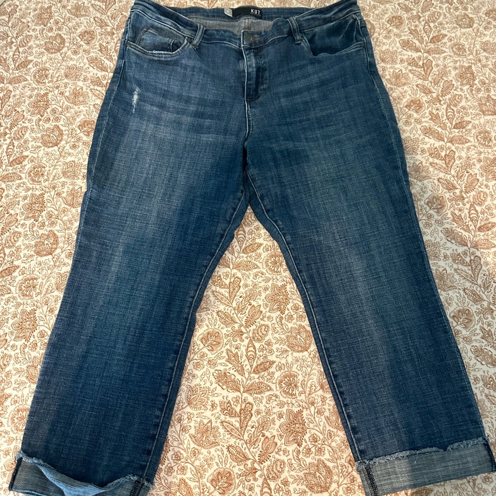 Kut from the Kloth Amy Cropped Jeans